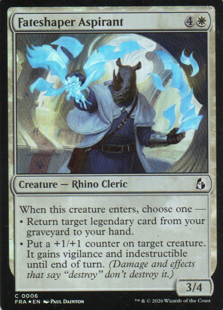 Fateshaper Aspirant FRA 006 Common foil