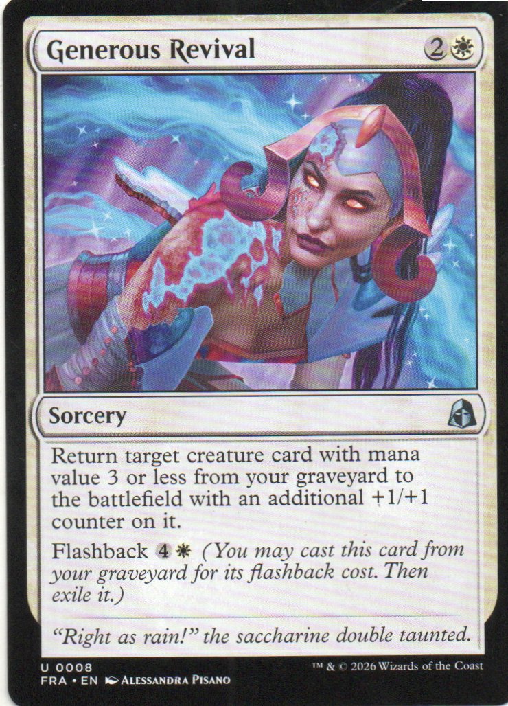 Generous Revival FRA 008 Uncommon