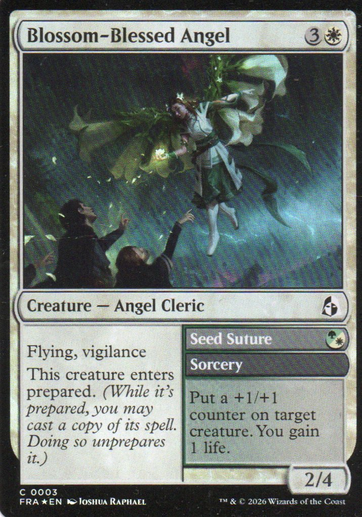 Blossom-Blessed Angel FRA 003 Common foil