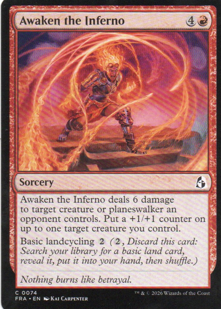 Awaken the Inferno FRA 074 Common