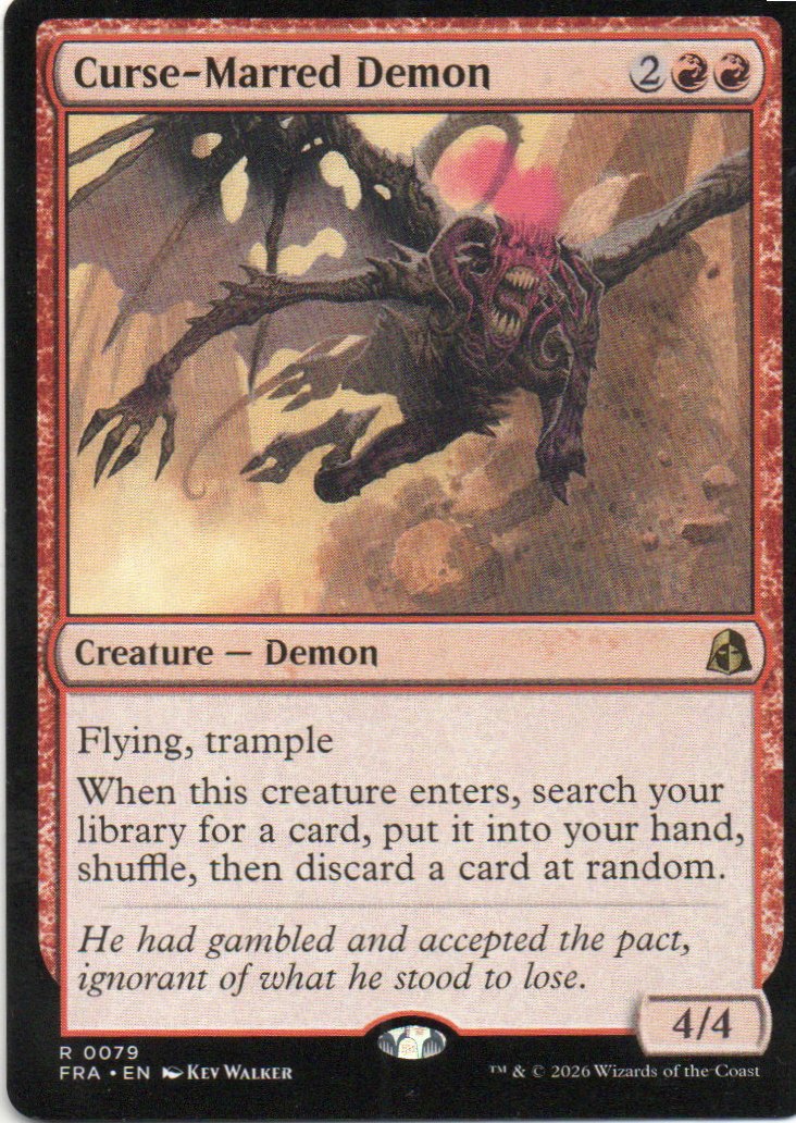 Curse-Marred Demon FRA 079 Rare