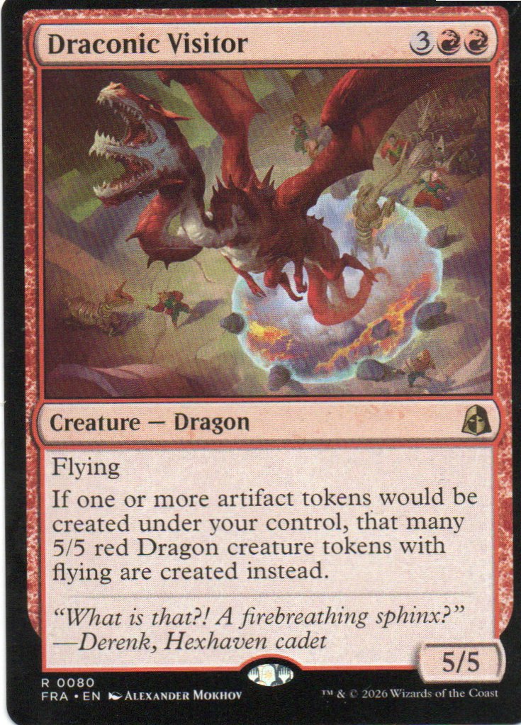 Draconic Visitor FRA 080 Rare