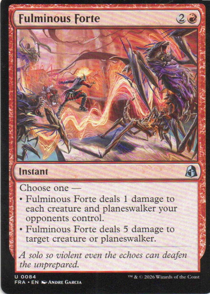 Fulminous Forte FRA 084 Uncommon
