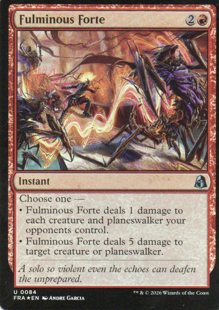 Fulminous Forte FRA 084 Uncommon foil