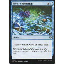 Precise Redaction FRA 036 Uncommon