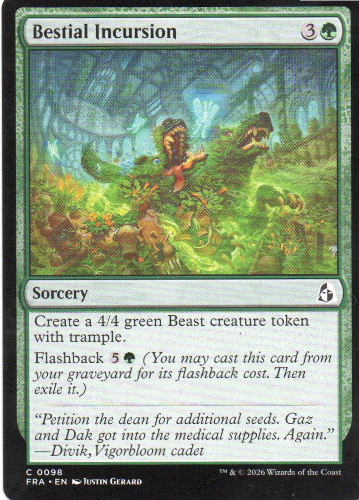 Bestial Incursion FRA 098 Common