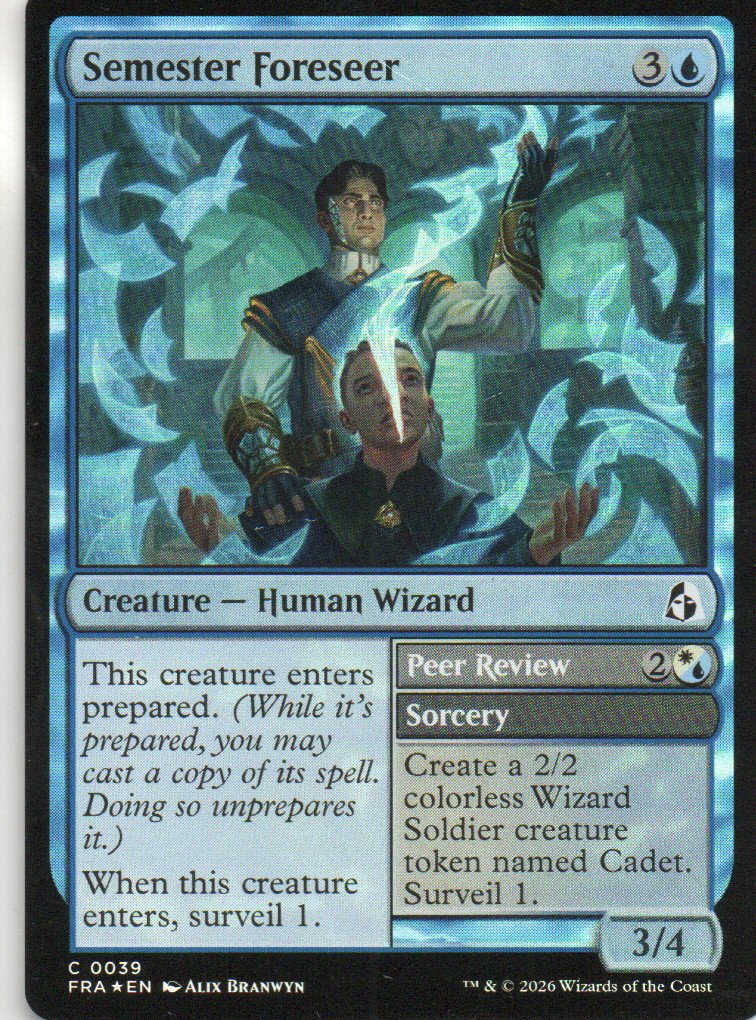 Semester Foreseer FRA 039 Common foil
