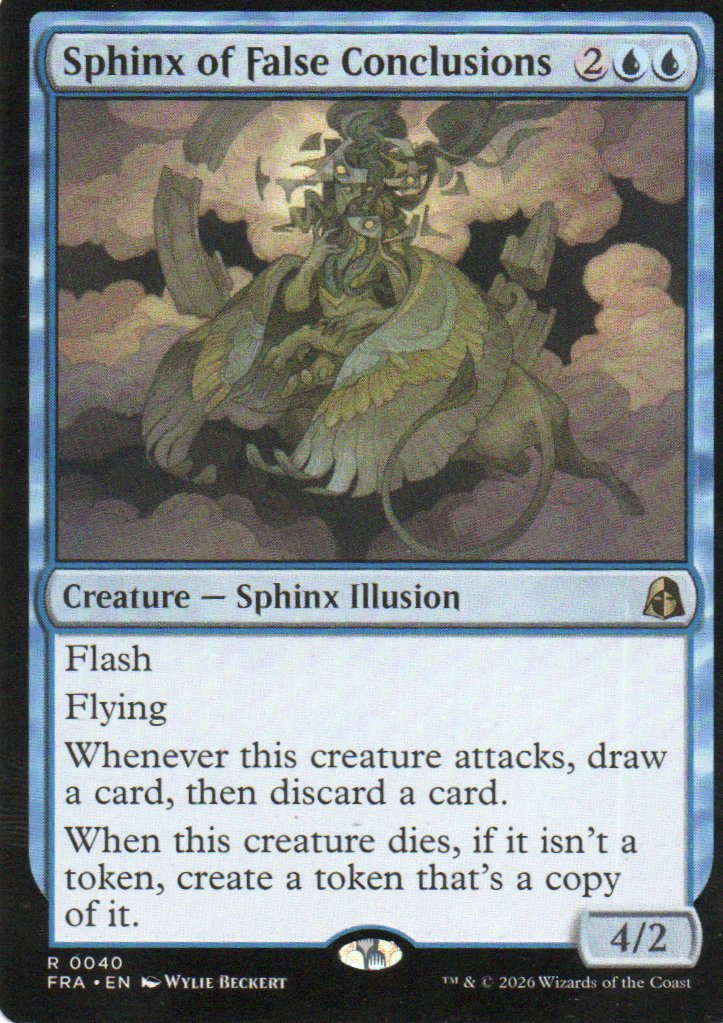 Sphinx of False Conclusions FRA 040 Rare