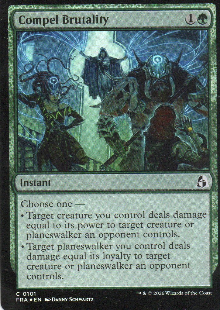Compel Brutality FRA 101 Common foil