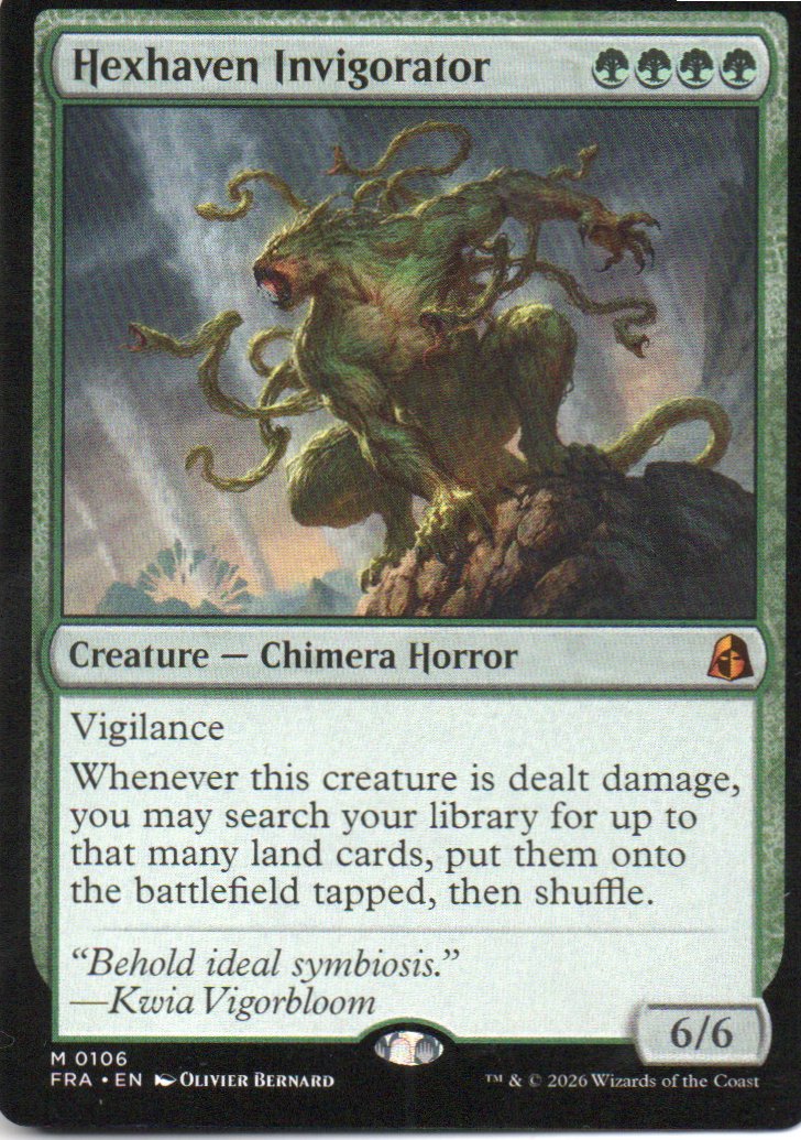 Hexhaven Invigorator FRA 106 Mythic rare