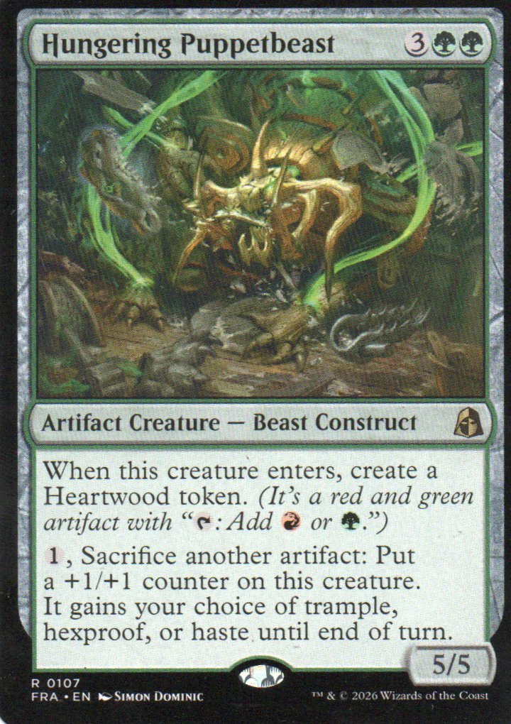 Hungering Puppetbeast FRA 107 Rare
