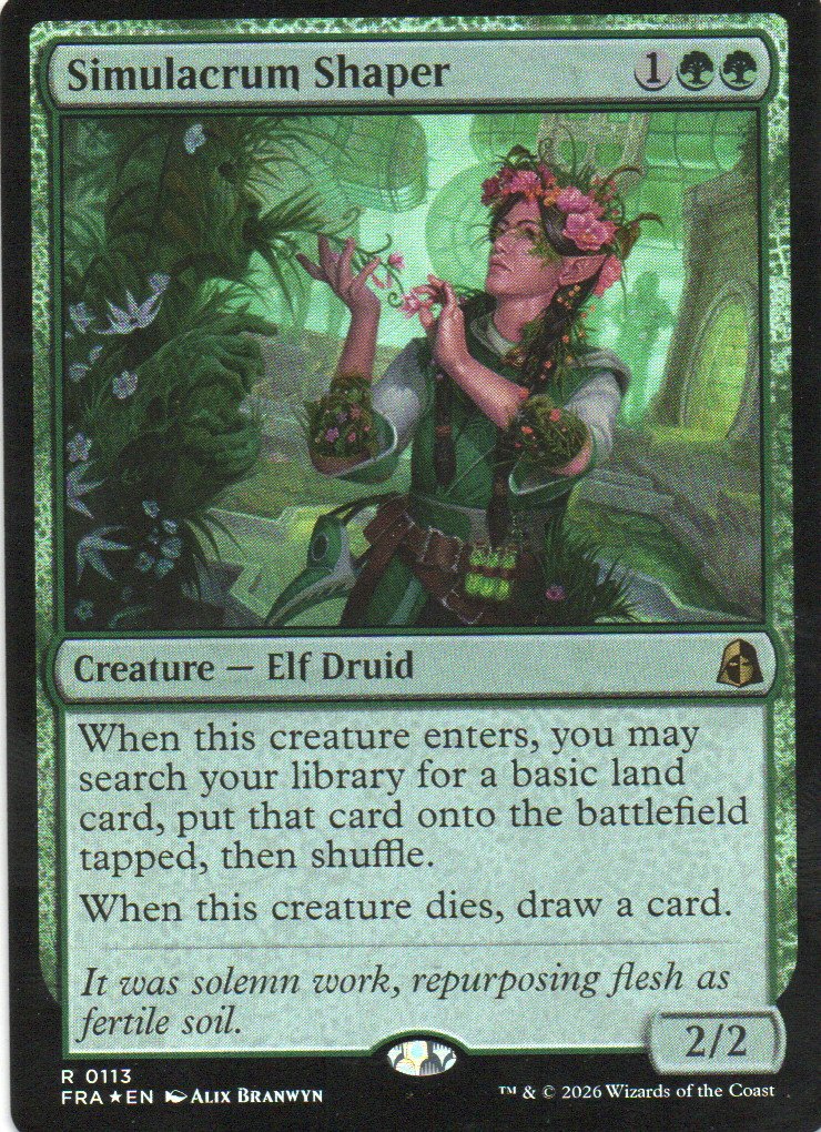 Simulacrum Shaper FRA 113 Rare foil