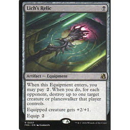 Lich's Relic FRA 057 Rare
