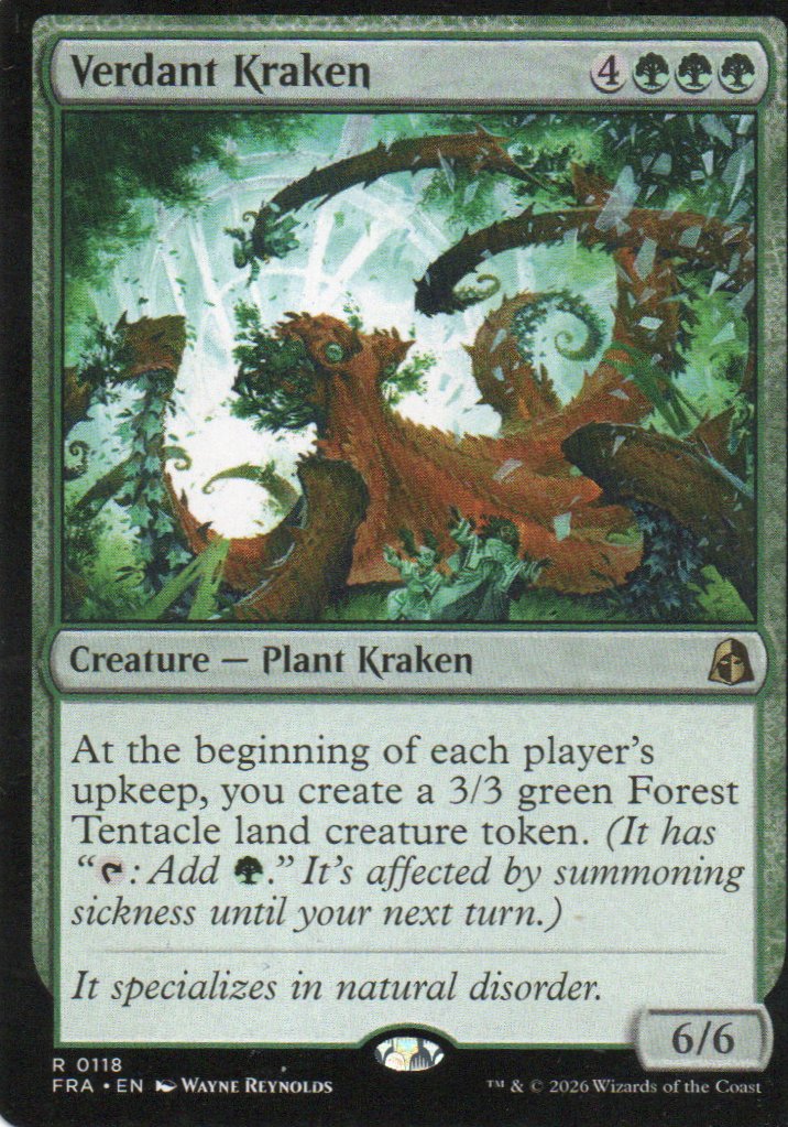 Verdant Kraken FRA 118 Rare