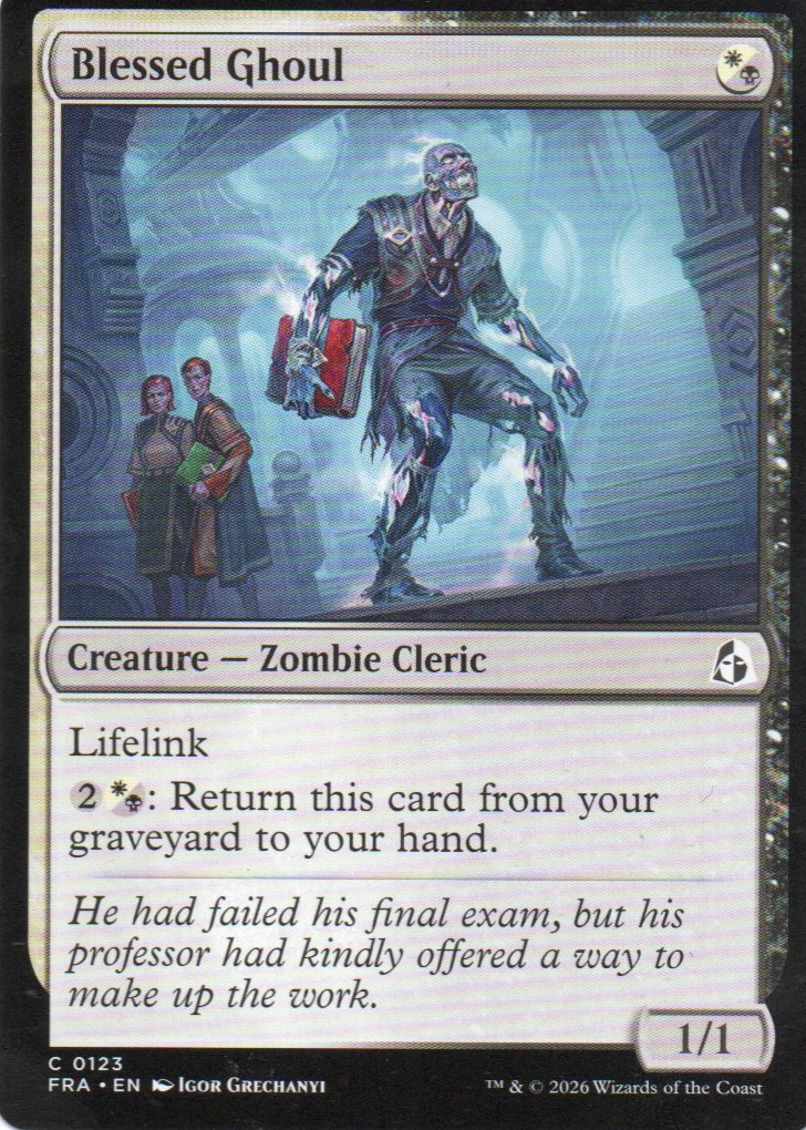 Blessed Ghoul FRA 123 Common