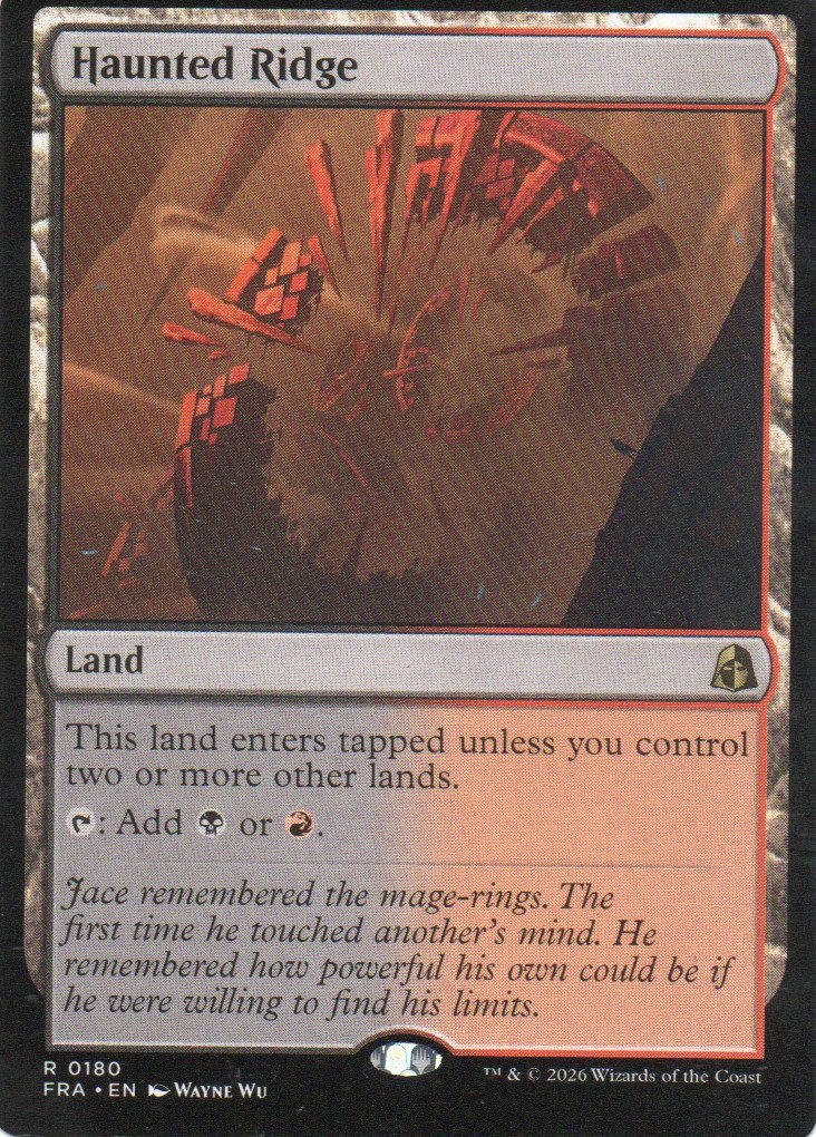 Haunted Ridge FRA 180 Rare