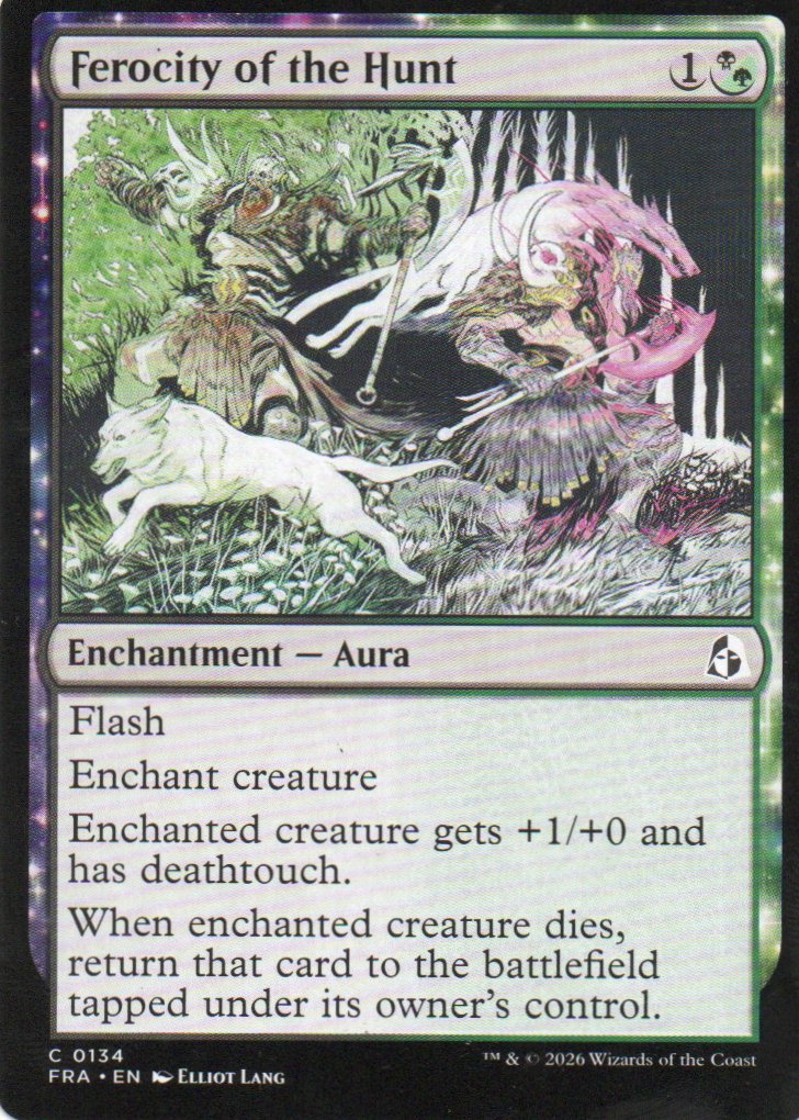 Ferocity of the Hunt FRA 134 Common