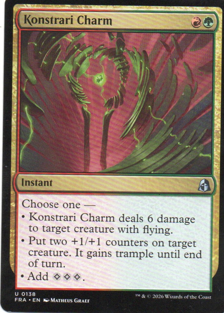 Konstrari Charm FRA 138 Uncommon