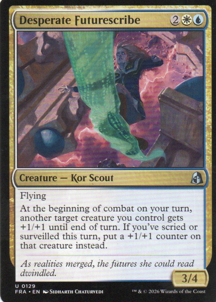 Desperate Futurescribe FRA 129 Uncommon