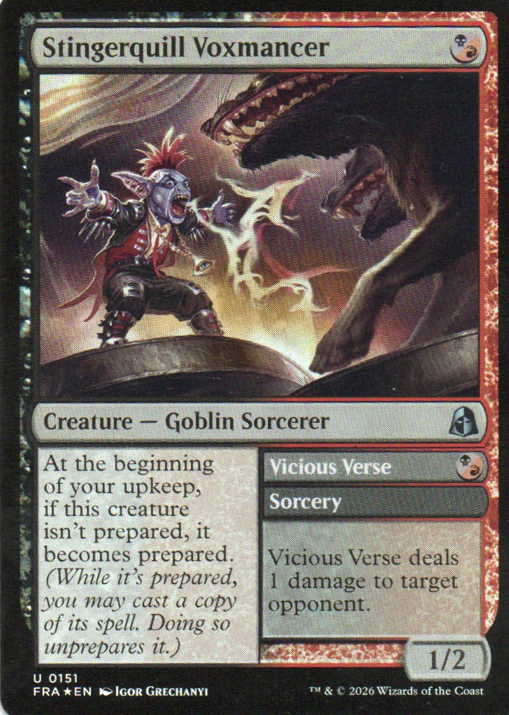 Stingerquill Voxmancer FRA 151 Uncommon