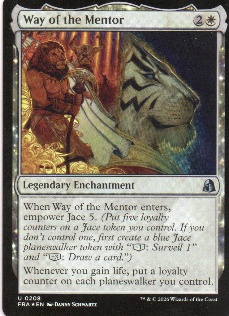 Way of the Mentor FRA 208 Uncommon foil