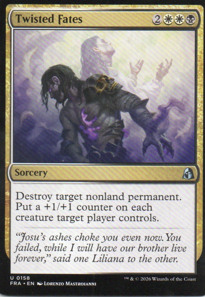 Twisted Fates FRA 158 Uncommon