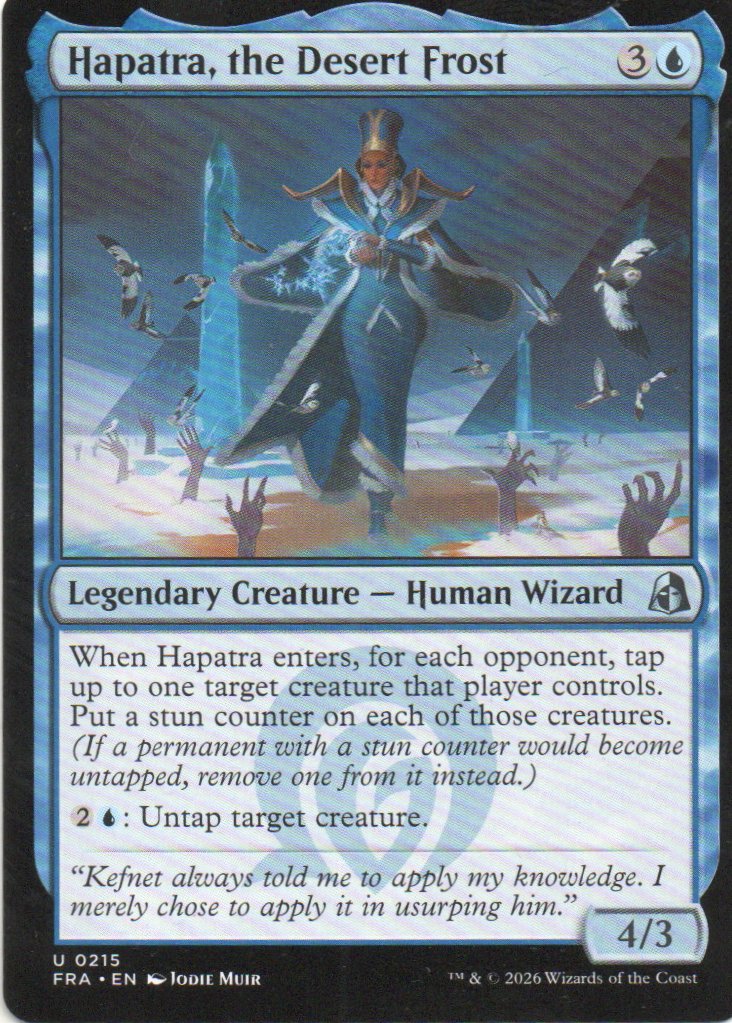Hapatra, the Desert Frost FRA 215 Uncommon