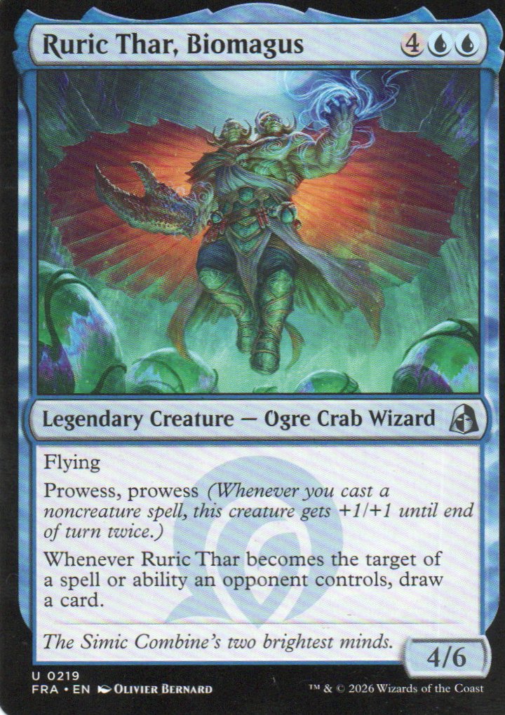 Ruric Thar, Biomagus FRA 219 Uncommon