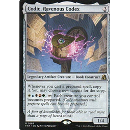 Codie, Ravenous Codex FRA 168 Rare