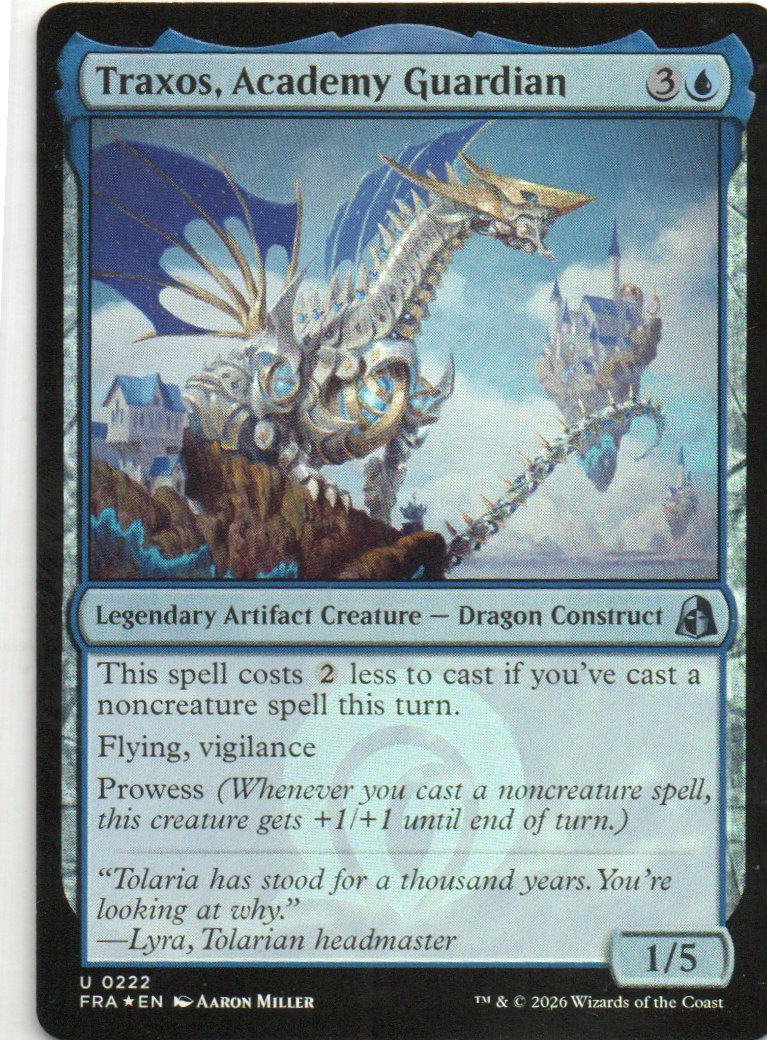 Traxos, Academy Guardian FRA 222 Uncommon foil