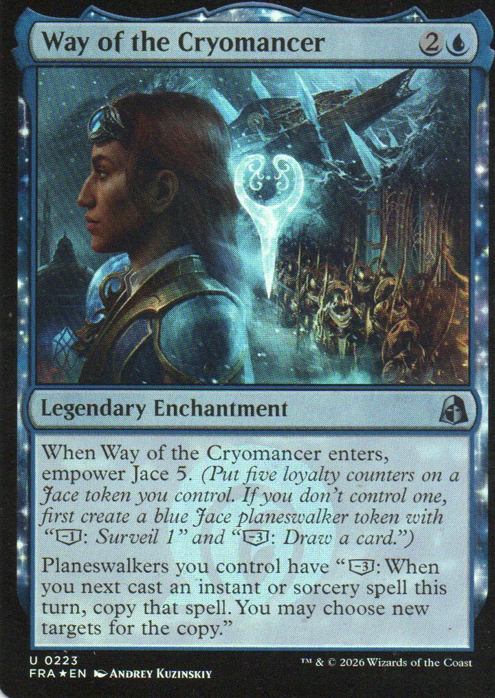 Way of the Cryomancer FRA 223 Uncommon foil