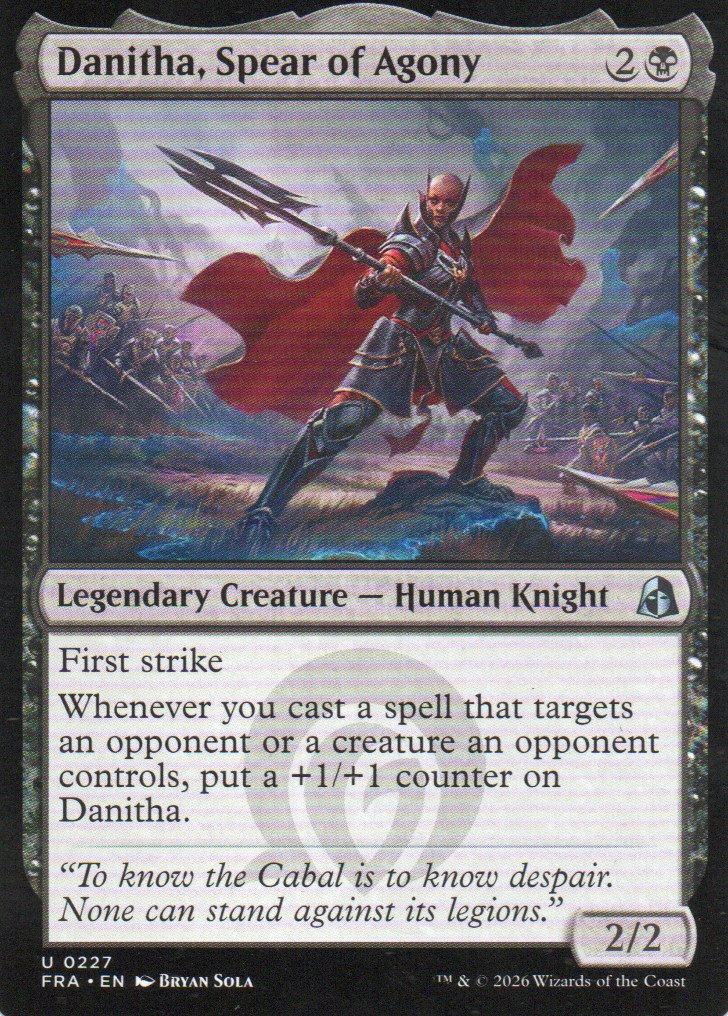 Danitha, Spear of Agony FRA 227 Uncommon