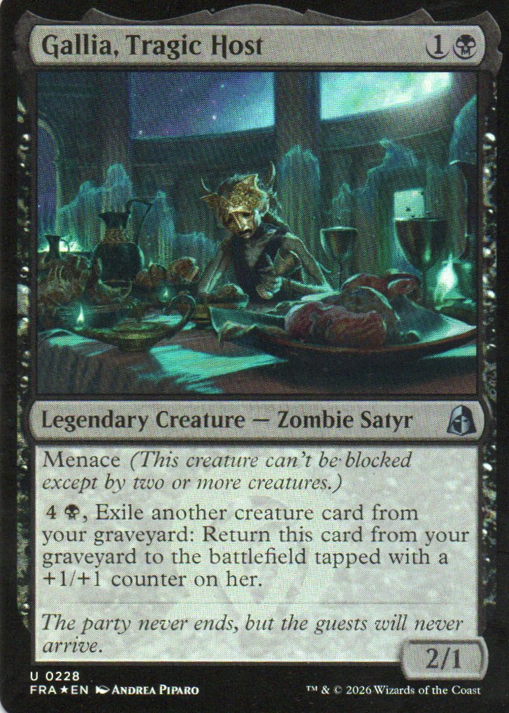 Gallia, Tragic Host FRA 228 Uncommon foil