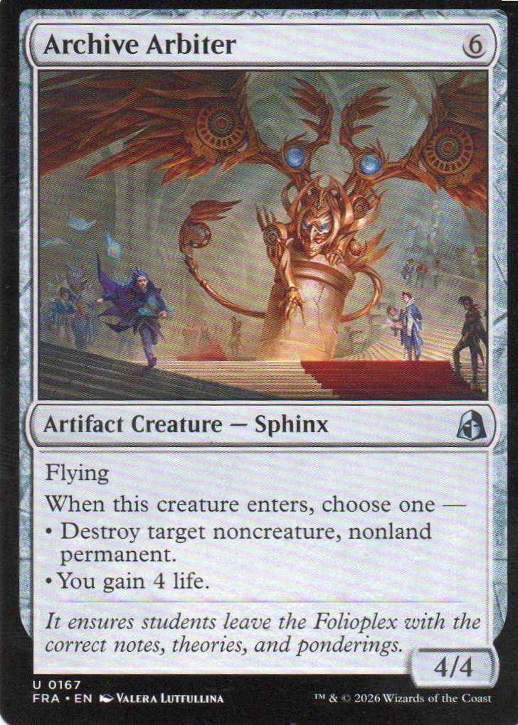 Archive Arbiter FRA 167 Uncommon