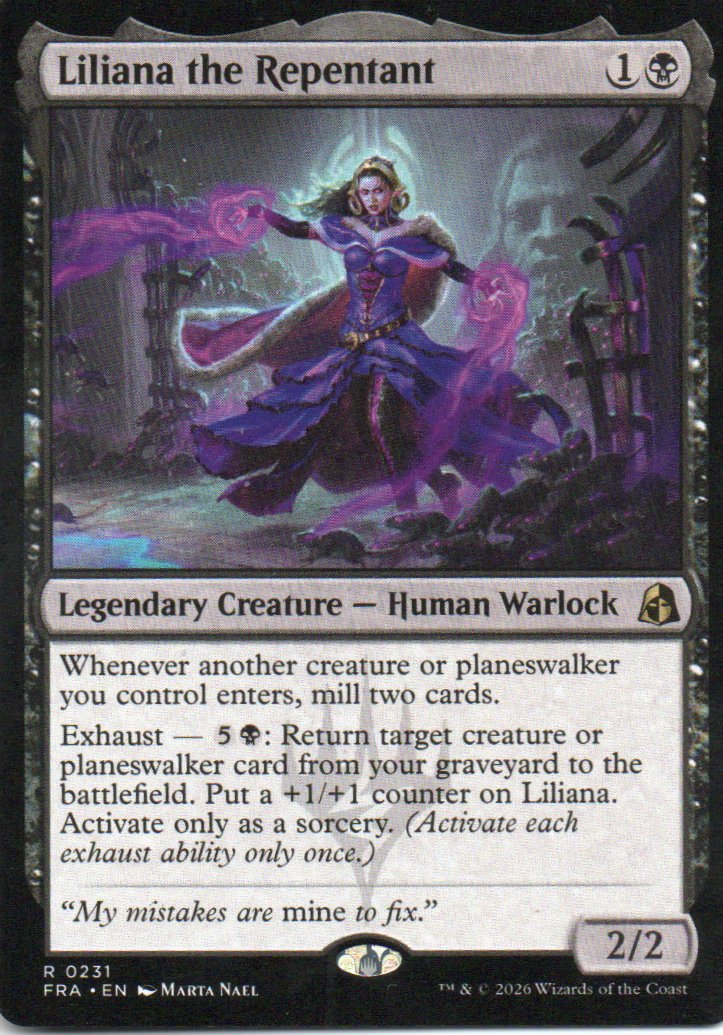 Liliana the Repentant FRA 231 Rare