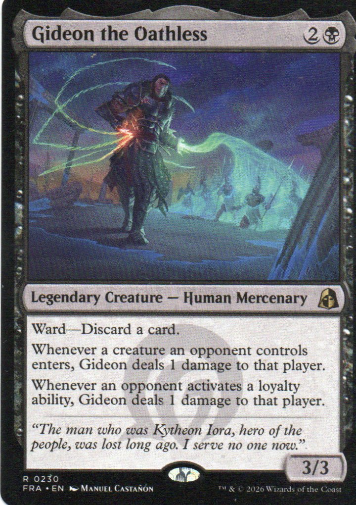 Gideon the Oathless FRA 230 Rare