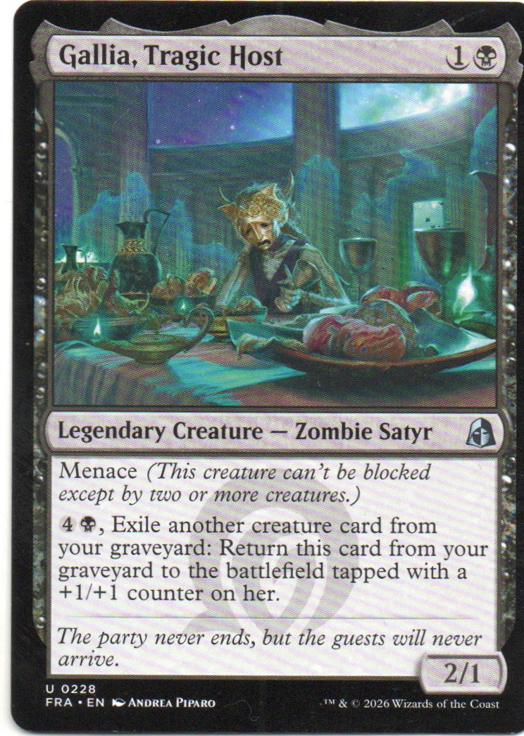 Gallia, Tragic Host FRA 228 Uncommon