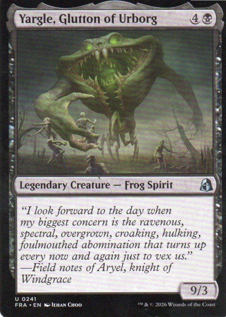 Yargle, Glutton of Urborg FRA 241 Uncommon