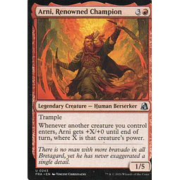 Arni, Renowned Champion FRA 243 Uncommon