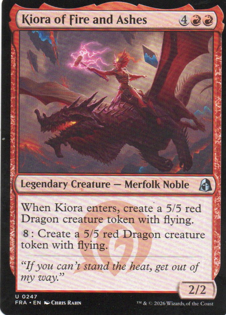 Kiora of Fire and Ashes FRA 247 Uncommon