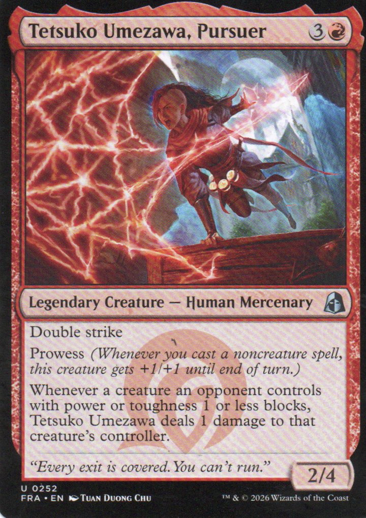 Tetsuko Umezawa, Pursuer FRA 252 Uncommon