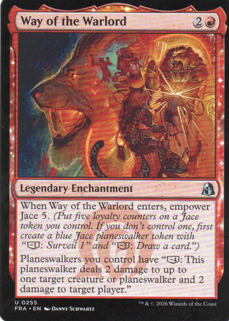 Way of the Warlord FRA 255 Uncommon