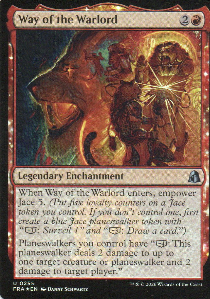 Way of the Warlord FRA 255 Uncommon foil