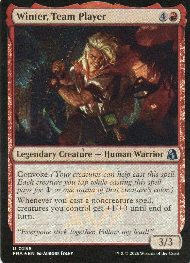 Winter, Team Player FRA 256 Uncommon foil