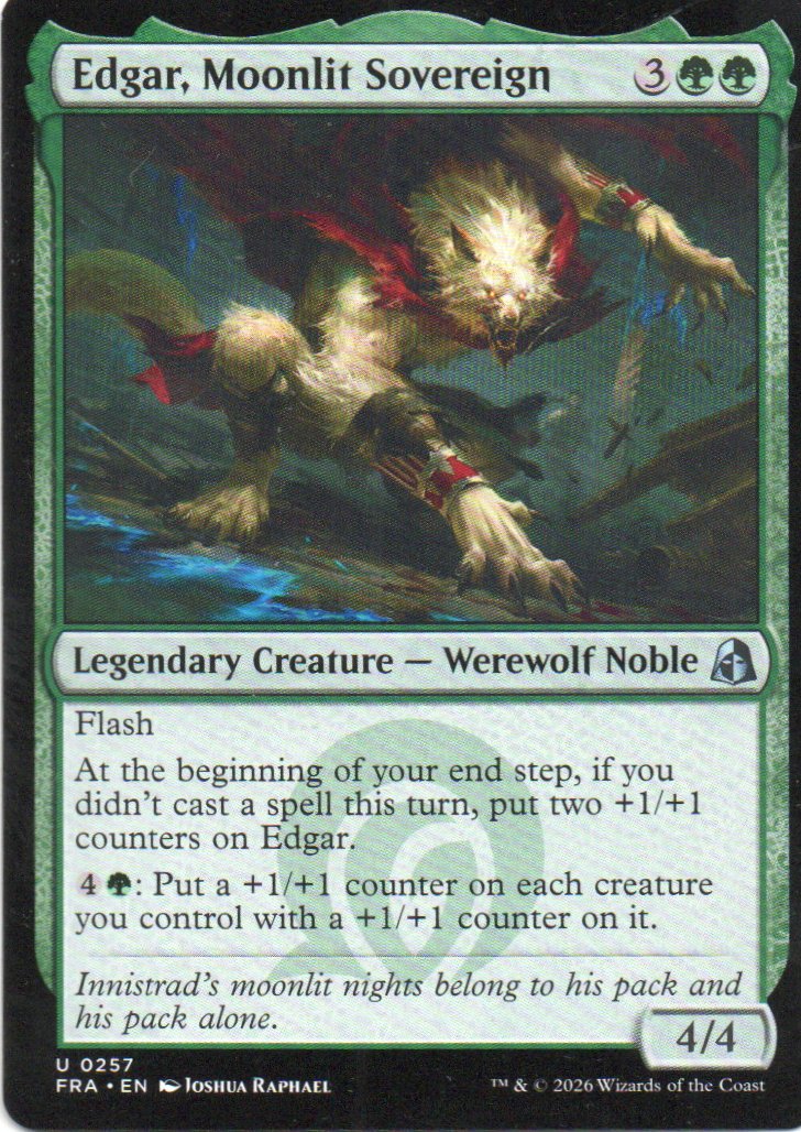 Edgar, Moonlit Sovereign FRA 257 Uncommon