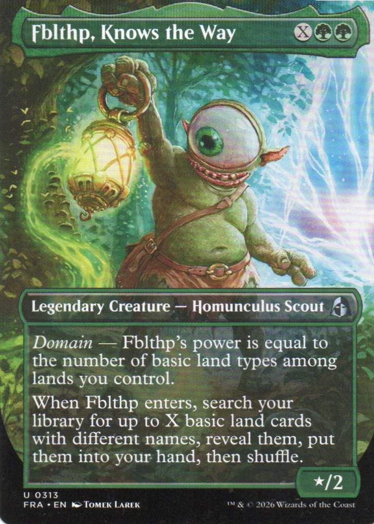 Fblthp, Knows the Way FRA 313 Uncommon borderless