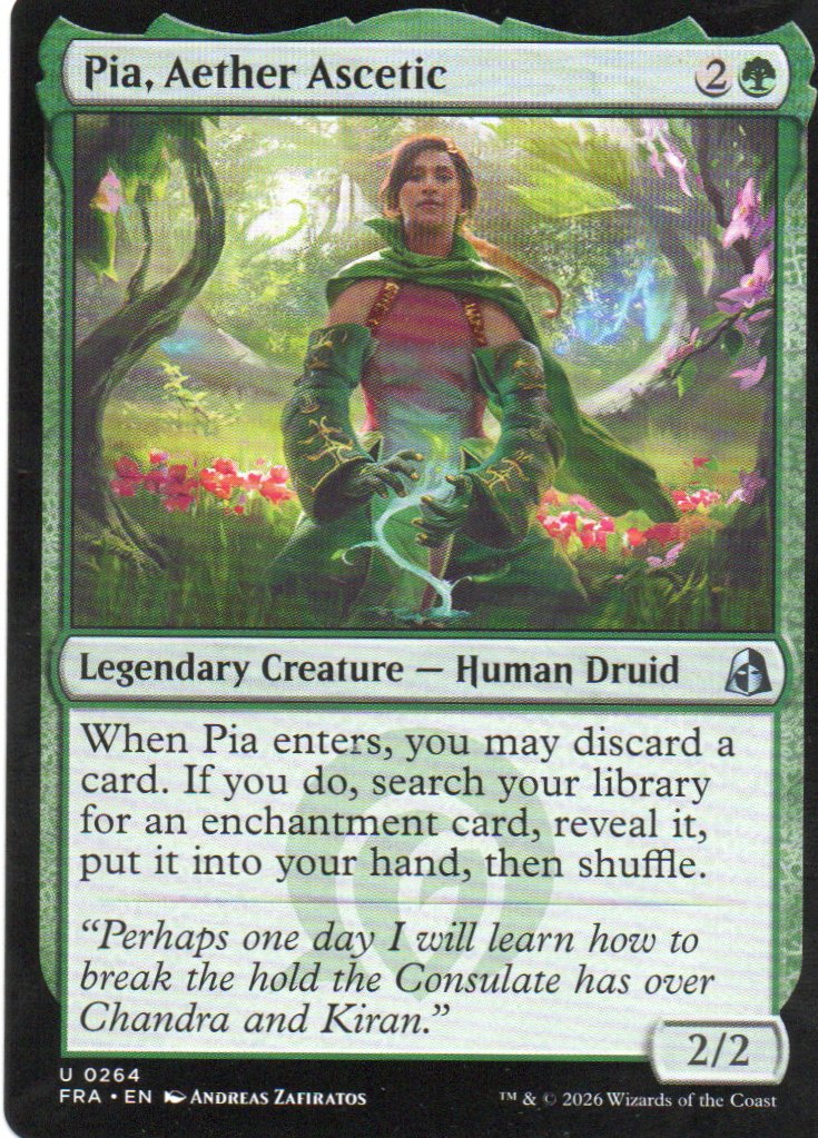 Pia, Aether Ascetic FRA 264 Uncommon