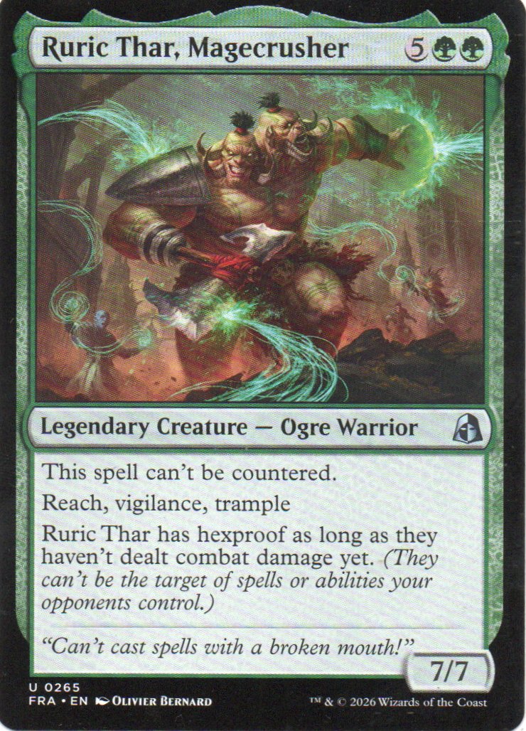 Ruric Thar, Magecrusher FRA 265 Uncommon