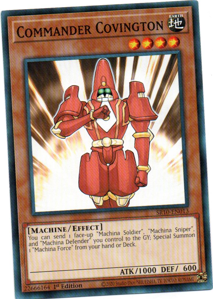 Carta Yugi Commander Covington