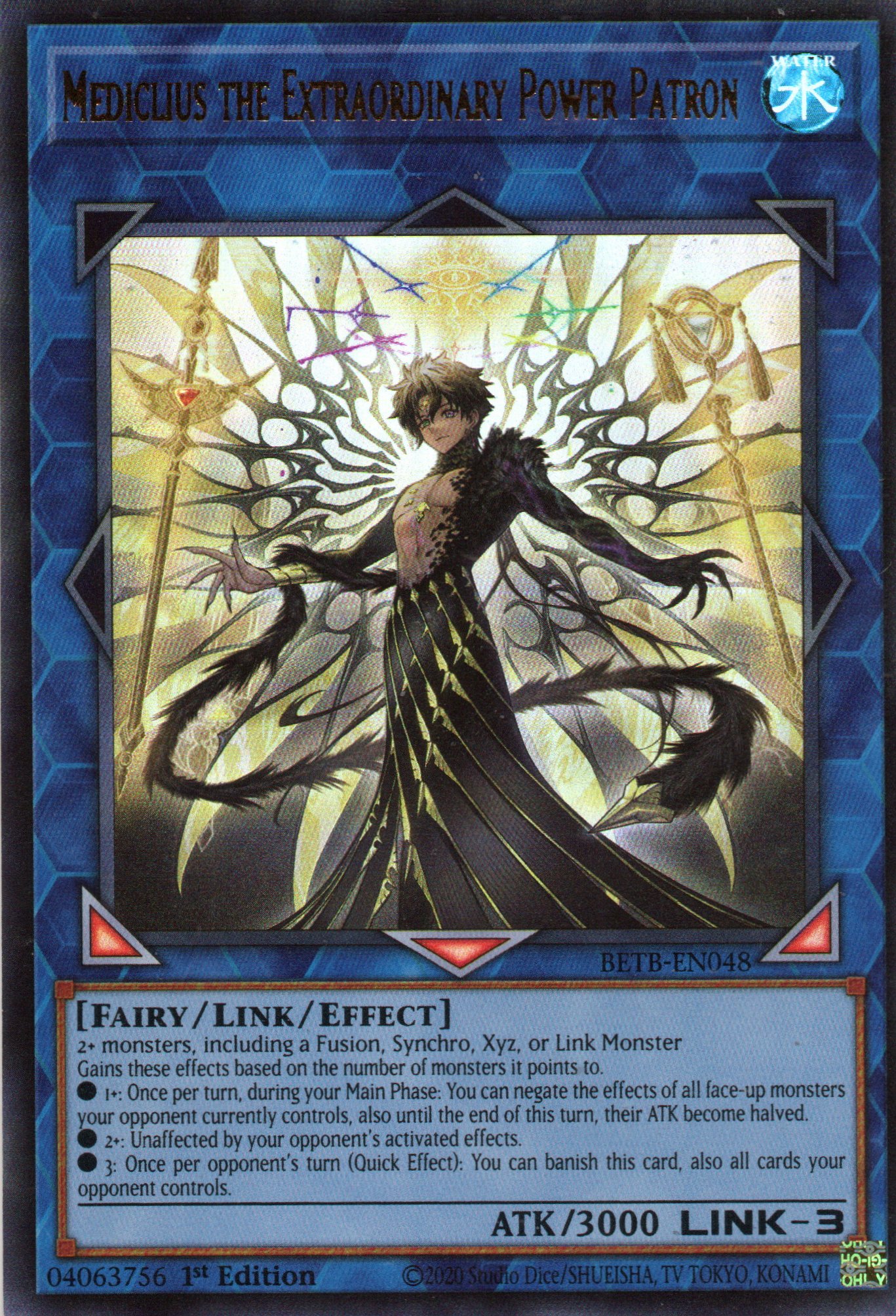 Mediclius the Extraordinary Power Patron Ultra Rare BETB-EN048